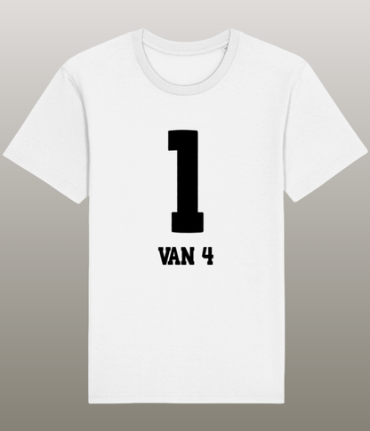 1 van 4 - T-Shirt - Normale pasvorm - Biologisch Katoen