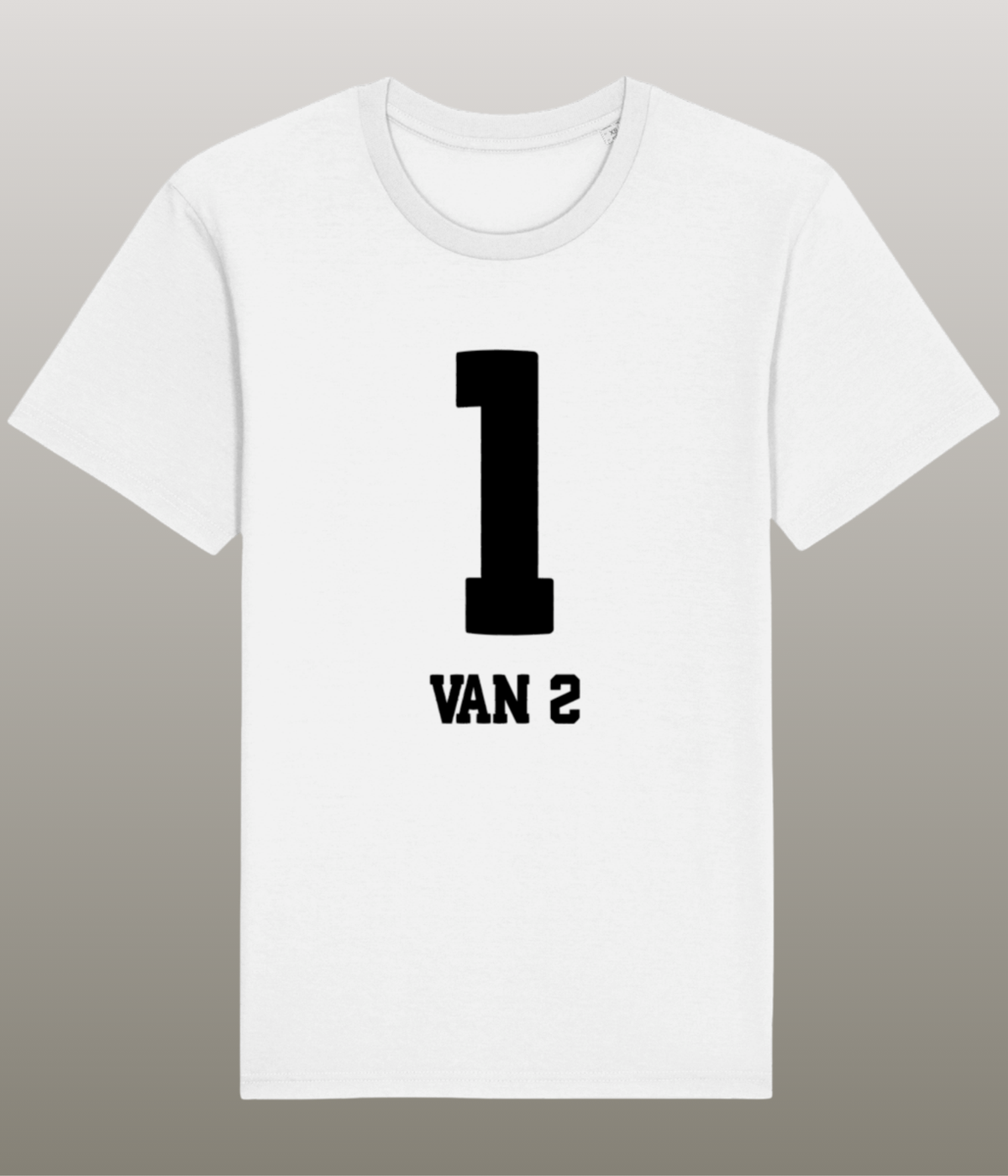 1 van 2 - T-Shirt - Normale pasvorm - Biologisch Katoen