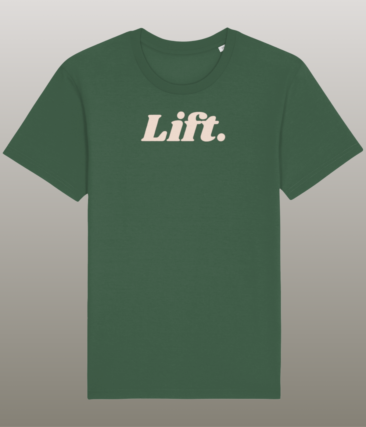 Lift. T-Shirt - Grappig Fitness Shirt in Olive Green