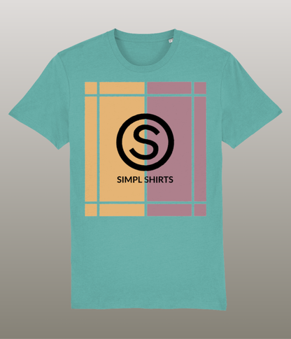 Simpl Shirts - T-Shirt - Groen - Medium Pasvorm - Hoge Kwaliteit Biologisch Katoen