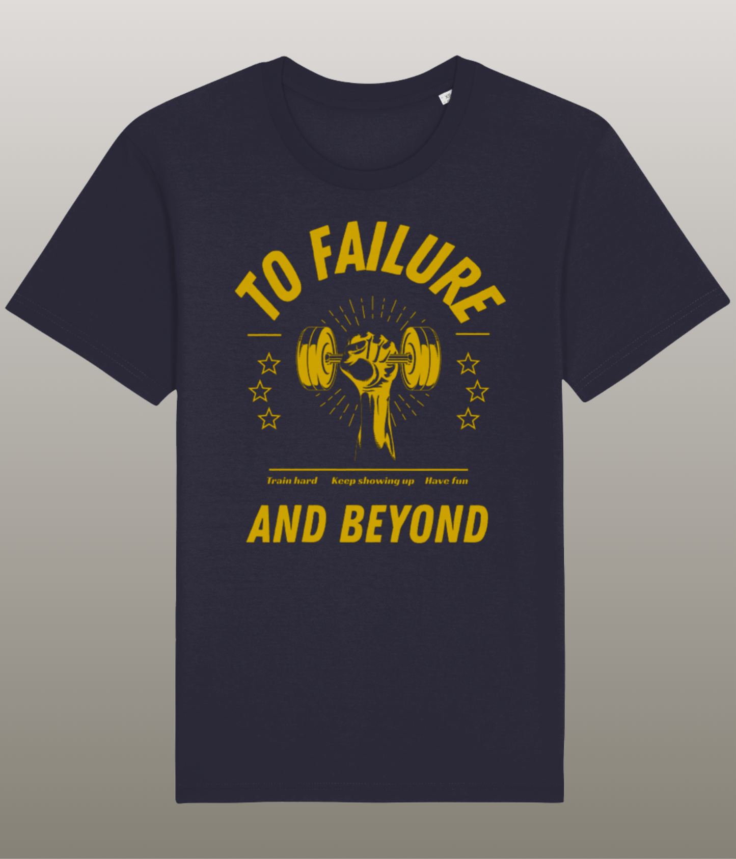 To failure and beyond - Grappig Gym Shirt - Medium Pasvorm - 100% Biologisch Katoen