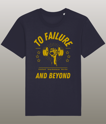 To failure and beyond - Grappig Gym Shirt - Medium Pasvorm - 100% Biologisch Katoen